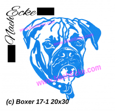 Stickdatei Boxer 17-1 20x30 / 20x20 / 20x28