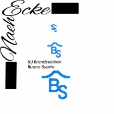 Stickdatei Brandzeichen Buena Suerte 10x10 <br />