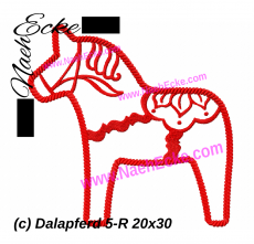 Stickdatei Dala Pferd 5-R 20x30 / 20x20 / 20x28