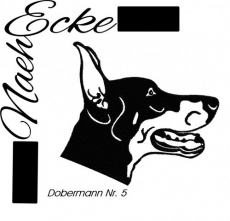 Stickdatei Dobermann Nr. 5 10x10 <br />