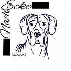 Stickdatei Dogge Nr.2 20x30 <br />