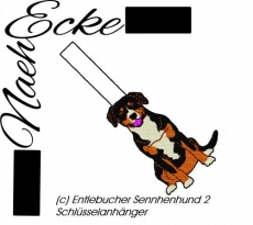 Stickdatei Entlebucher Sennenhund Nr. 2 ITH Schlüsselanhänger <br />