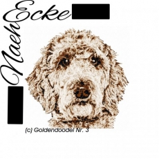 Stickdatei Goldendoodle 3 13x18 PHOTOstitch <br />