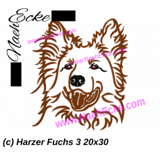 Stickdatei Harzer Fuchs 3 20x30 / 20x20 / 20x28