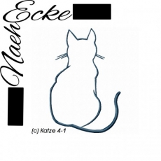 Stickdatei Katze Nr. 04-1 10x10 <br />