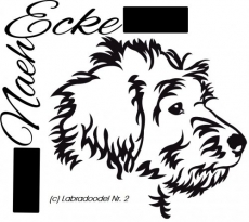 Datei Labradoodle 2 SVG / EPS <br />