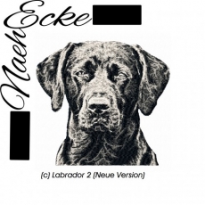 Stickdatei Labrador Nr. 2 PHOTOstitch 20x30 <br />