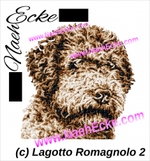 Stickdatei Lagotto Romagnolo 2 10x10 PHOTOstitch