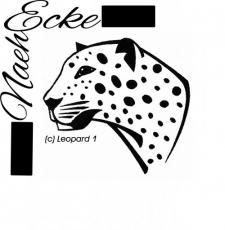 Stickdatei Leopard 1 10x10 <br />