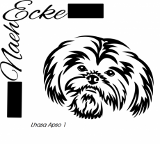 Datei Lhasa Apso 1 SVG / EPS <br />