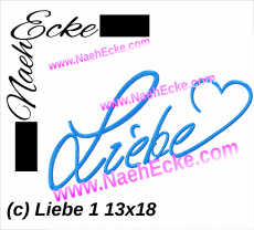 Stickdatei Liebe 1 13x18