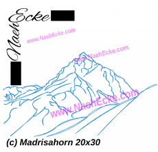 Stickdatei Madrisahorn 20x30 / 18x30