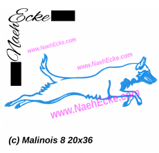 Stickdatei Malinois 8 20x36