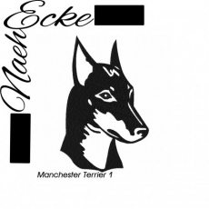 Stickdatei Manchester Terrier Nr. 1 10x10 <br />