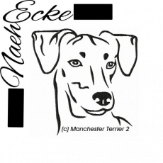 Stickdatei Manchester Terrier Nr. 2 10x10 <br />