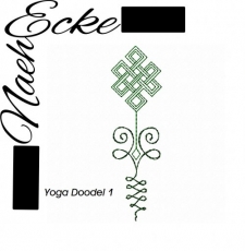 Stickdatei Yoga Doodle 1 13x18