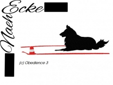 Stickdatei Obedience 3 / Collie 13x18