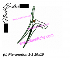 Stickdatei Pteranodon 1-1 10x10