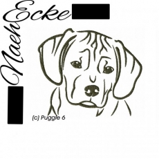 Stickdatei Puggle Nr. 6 10x10 <br />