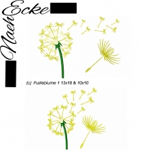 Stickdatei Pusteblume Set 10x10 & 13x18