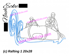 Stickdatei Rafting 1 20x28 / 18x30