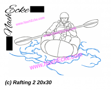 Stickdatei Rafting 2 20x30 / 20x28