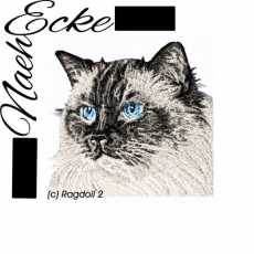 Stickdatei Ragdoll 2 PHOTOstitch 13x18 <br />