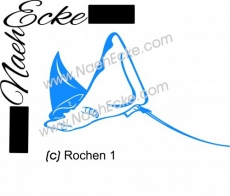 PLOTTERdatei Rochen 1 SVG / EPS <br />