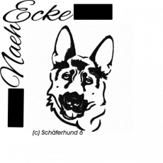 Stickdatei Schäferhund Nr. 6 10x10 <br />