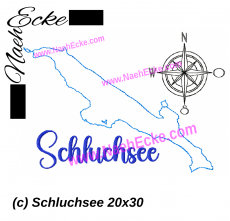 Stickdatei Schluchsee 20x30 / 20x28