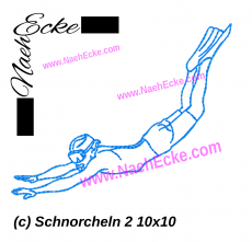 Stickdatei Schnorcheln 2 10x10