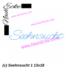 Stickdatei Seehnsucht 1 13x18 / 14x20