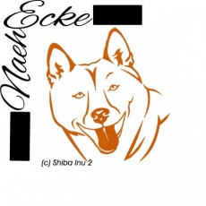 Stickdatei Shiba Inu 2 13x18 <br />