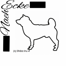 Stickdatei Shiba Inu 4 13x18 <br />