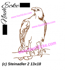 Stickdatei Steinadler 2 13x18 / 14x20