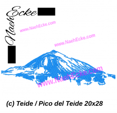 Stickdatei Teide / Pico del Teide 20x28 / 18x30