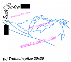 Stickdatei Trettachspitze 20x30