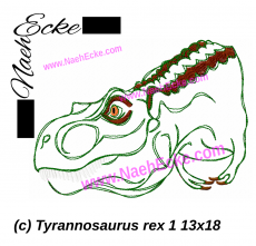 Stickdatei Tyrannosaurus rex 1 13x18 / 14x20