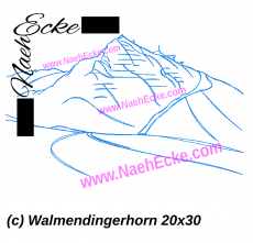 Stickdatei Walmendingerhorn 20x30