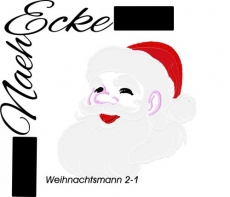 Stickdatei Weihnachtsman Nr. 2-1 10x10