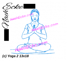 Stickdatei Yoga 2 