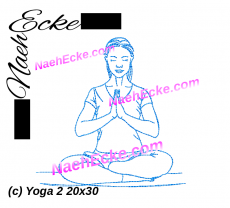 Stickdatei Yoga 2 