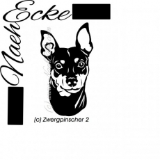 PLOTTERdatei Zwergpinscher Nr. 2 SVG / EPS <br />