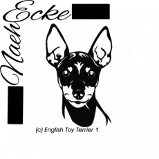 Stickdatei English Toy Terrier 1 13x18 <br />