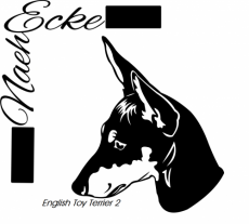 Datei English Toy Terrier 2 SVG / EPS <br />