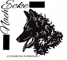 Datei Kroatischer Schäferhund 1 SVG / EPS <br />