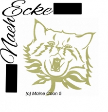 Stickdatei Katze Maine Coon 5 13x18 <br />