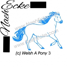 PLOTTERdatei Welsh-Pony Sektion A 3 SVG / EPS <br />