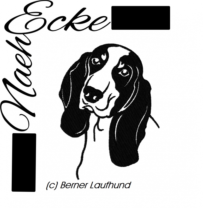 Stickdatei Berner Laufhund Nr.1 10x10