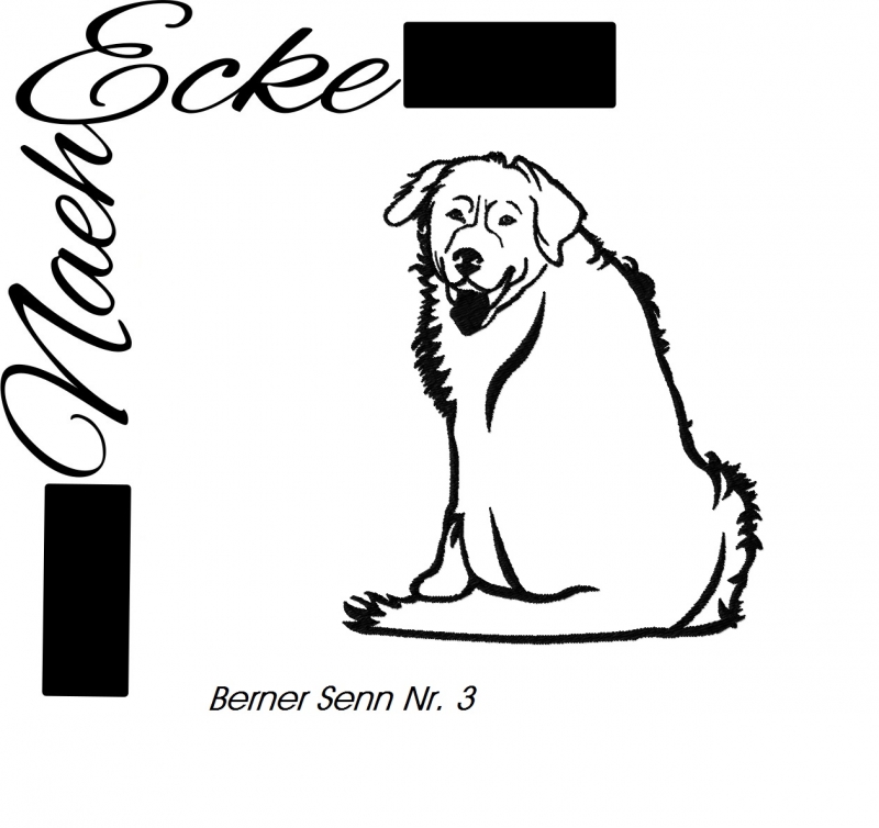 Stickdatei Berner Sennenhund Nr. 3 13x18